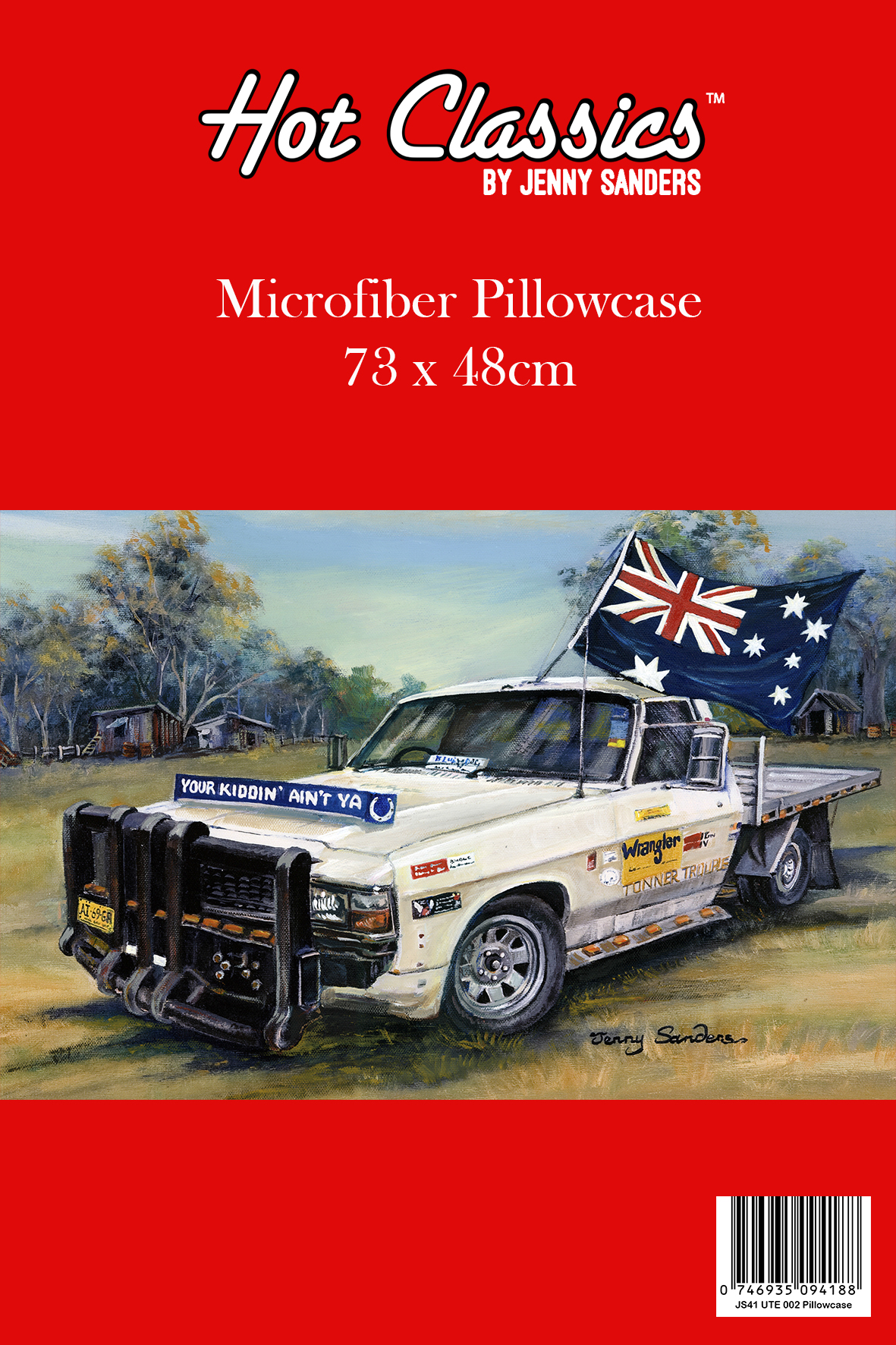 Microfiber Pillowcase Aussie As Ute Design